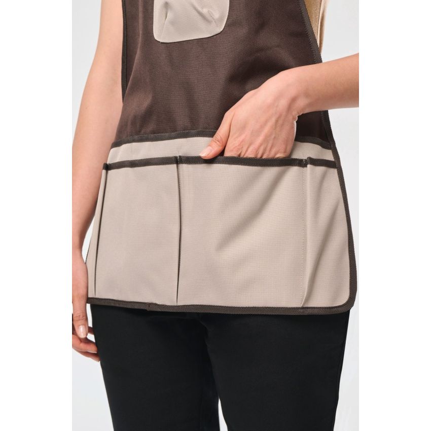 Delantal de jardinero impermeable eco-responsable unisex