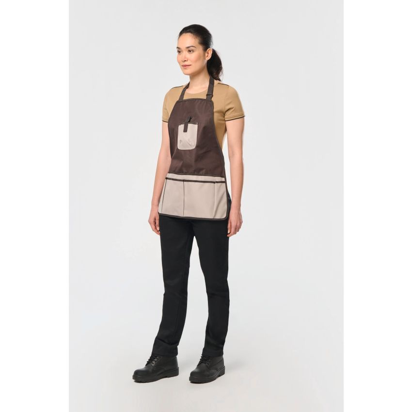 Delantal de jardinero impermeable eco-responsable unisex