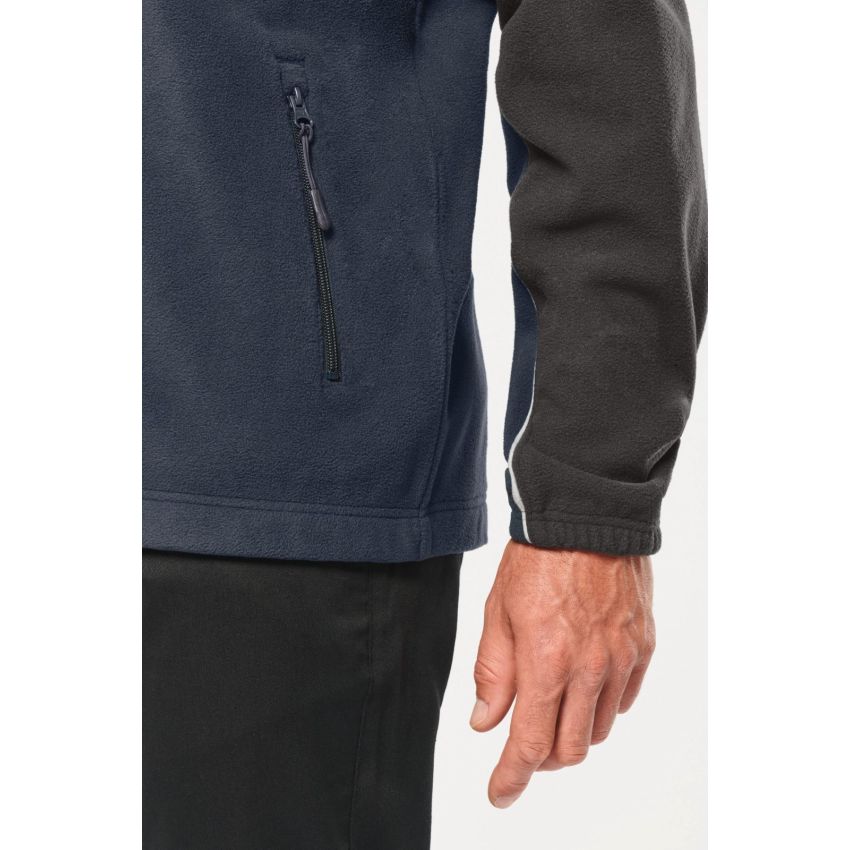Forro polar bicolor eco-responsable unisex