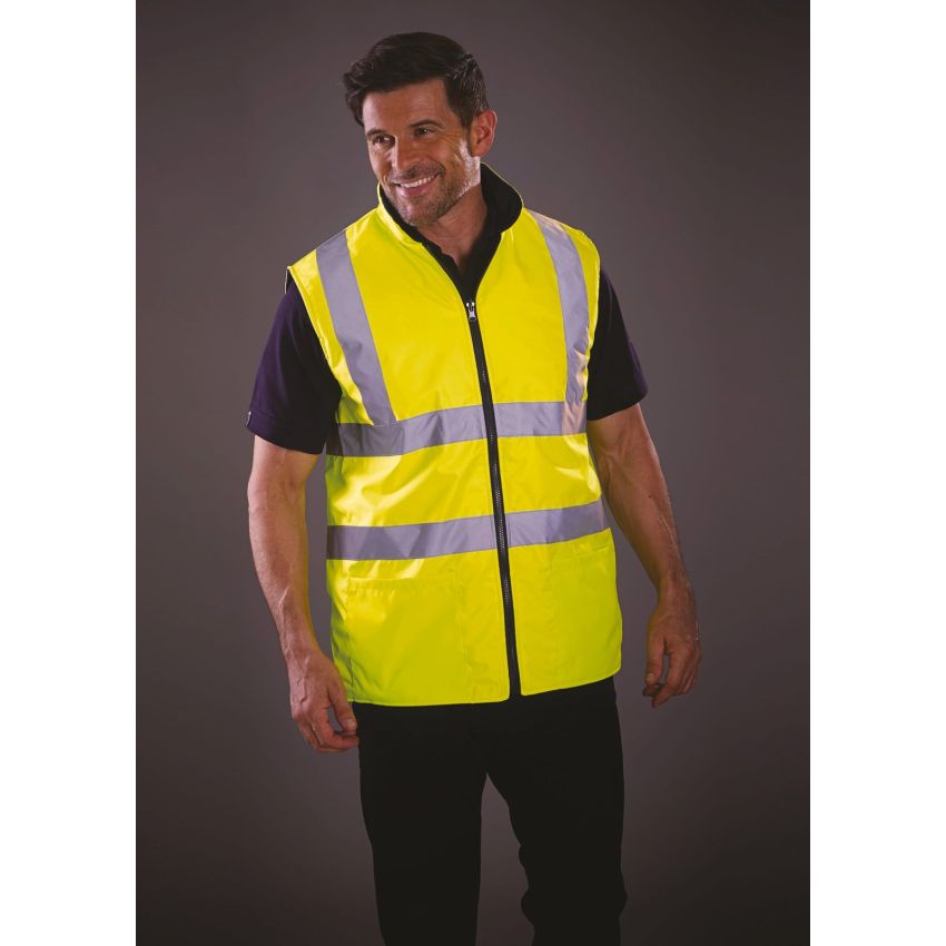 Chaleco reversible de alta visibilidad