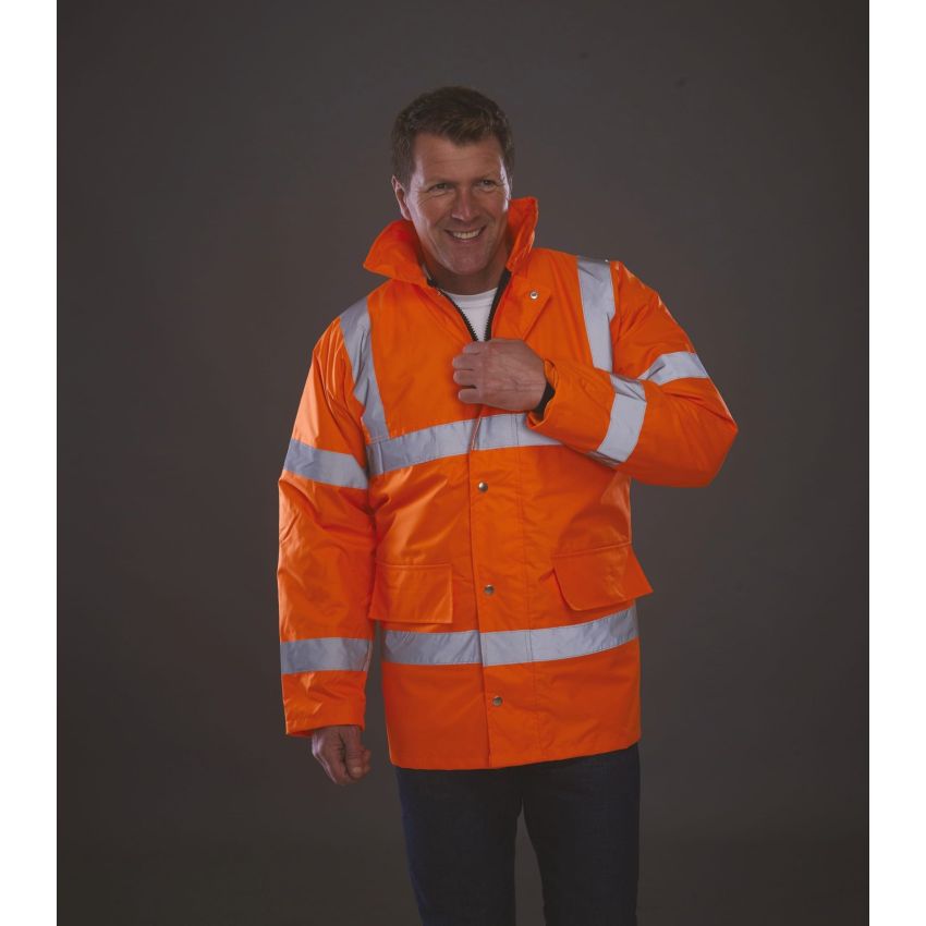 Parka de alta visibilidad