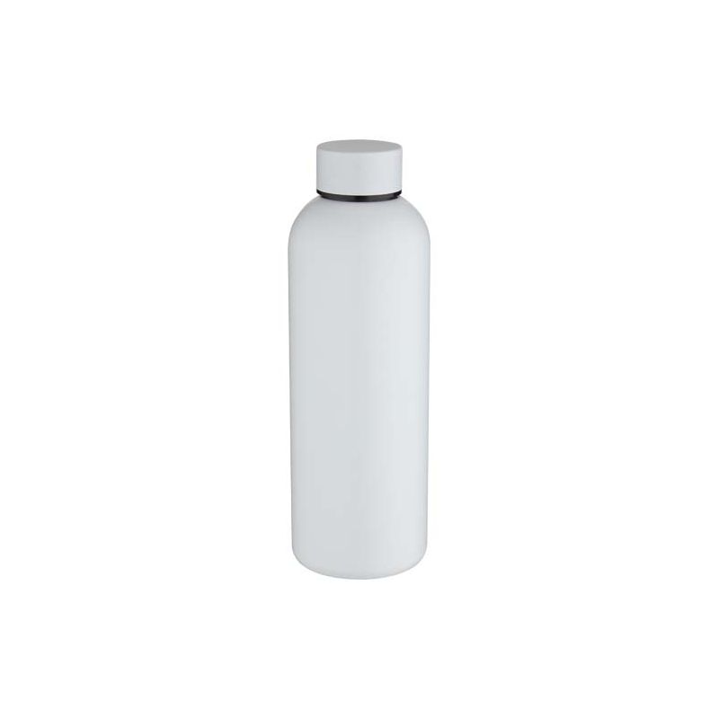 Botella de agua reciclada de acero inoxidable de pared simple RCS de 750 ml "Spring"