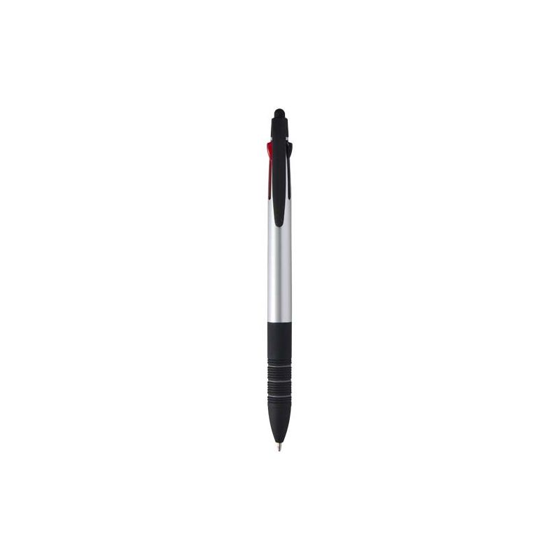 Esferográfica reciclada RCS de 3 tintas con stylus "Trine"
