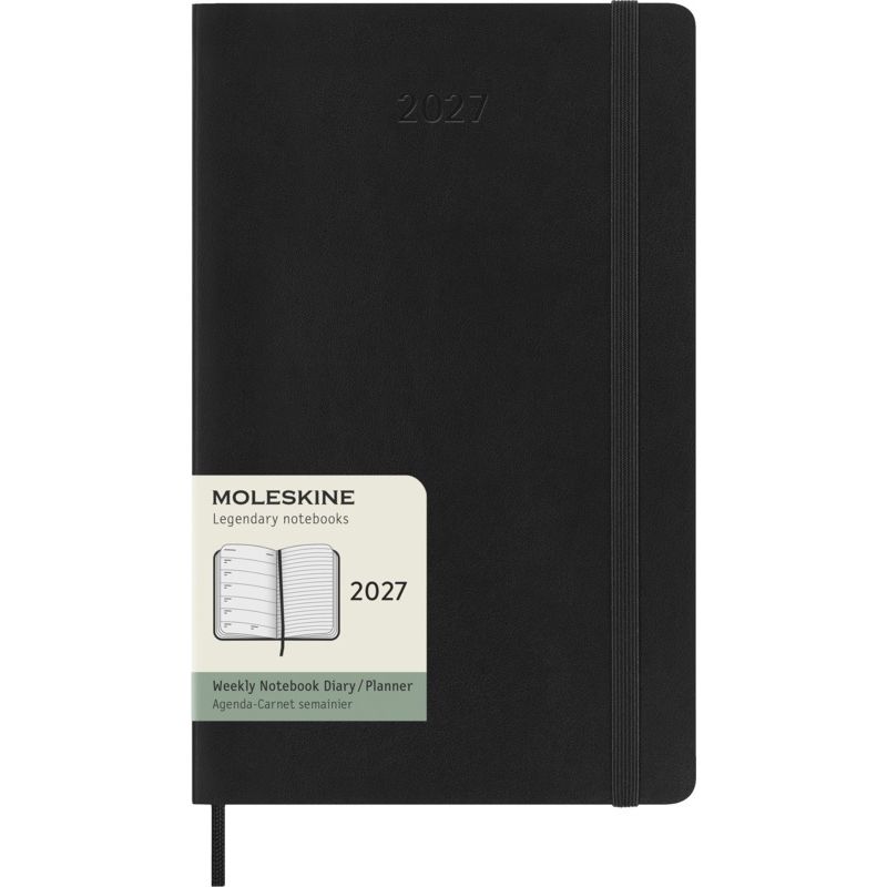 Bloc de notas de tapa blanda L para 12 meses "Moleskine"
