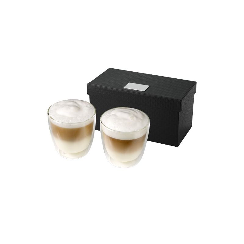 Conjunto de 2 peças em vidro para café "Boda"