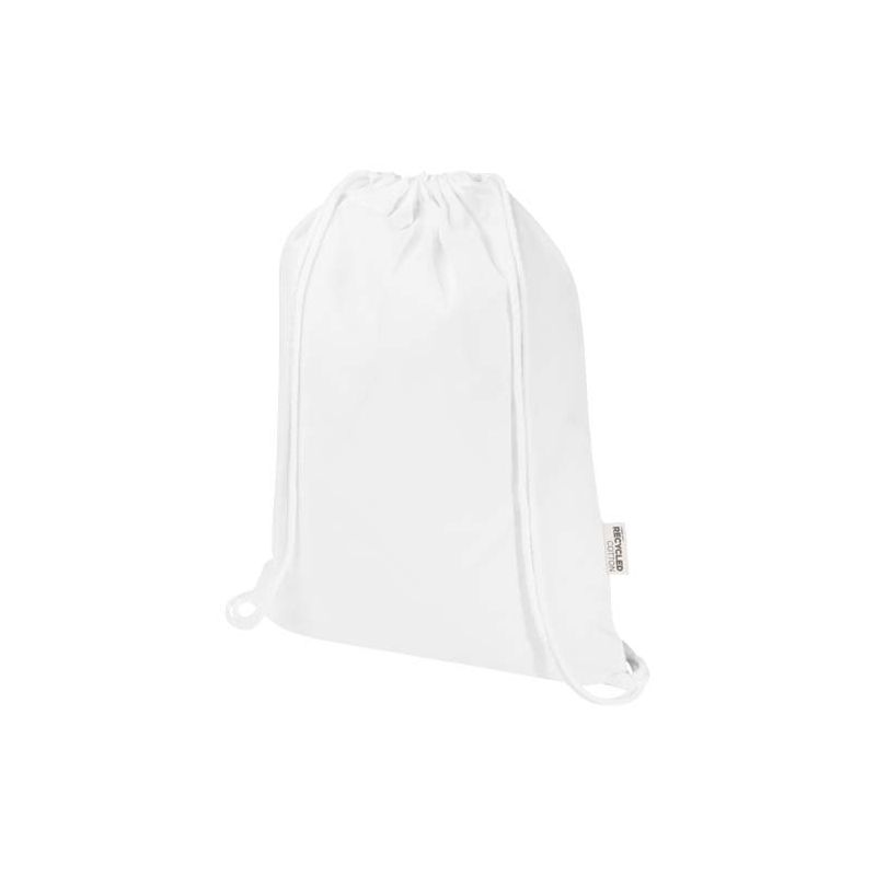 Saco con cordón de 5 L reciclado y GRS de 180 g/m² "Peru Blend"