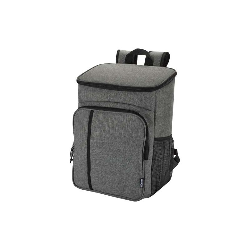 Mochila térmica reciclada para pícnic GRS de 20 L con set de cubiertos "Tundra"