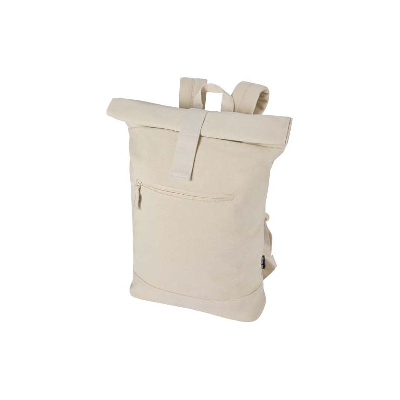 Mochila enrollable reciclada GRS de 14 pulgadas y 16 L "Recanvas"