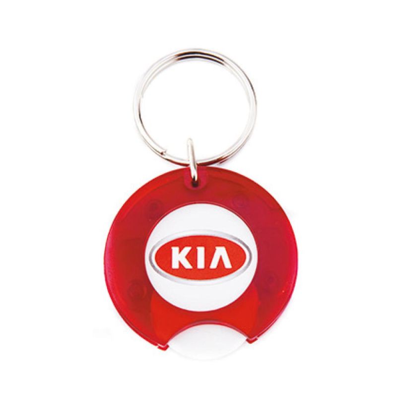 CR-25 Llavero Carro CR-25 con moneda de € para carrito de la compra, 1 cara (Ø25mm)