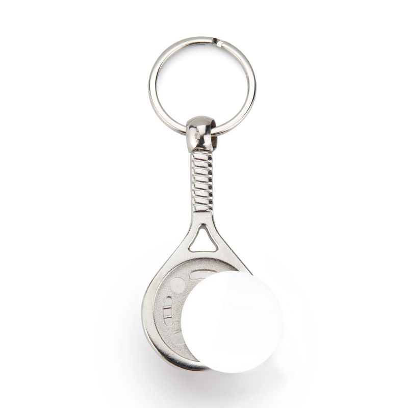 MPD Llavero MPD raqueta pádel con 1 cara, metal
