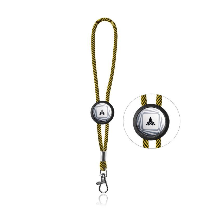 Byner Llavero tubular ajustable con mosquetón