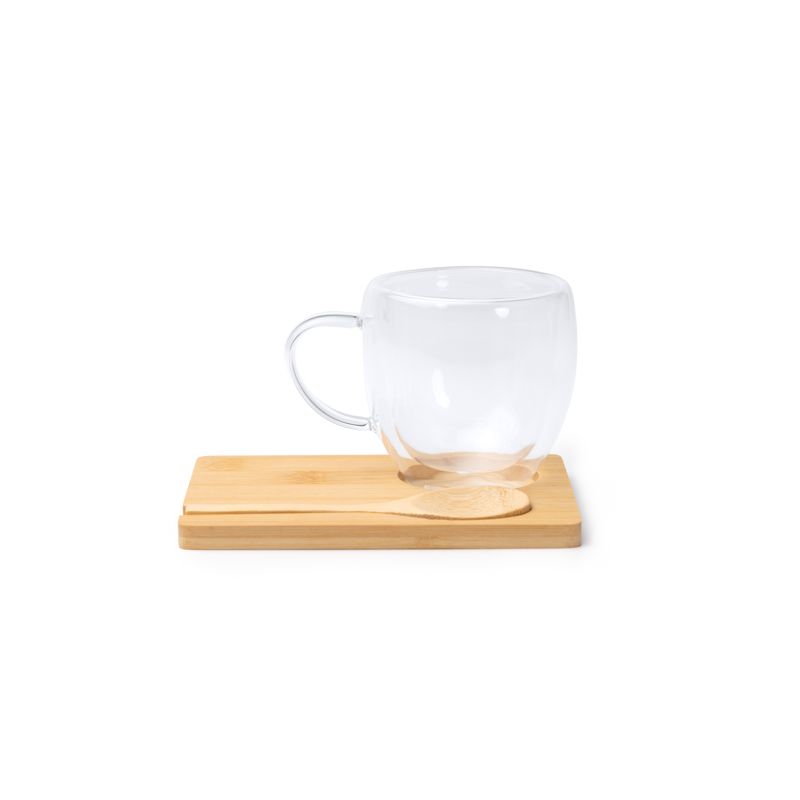 JUEGO DE TAZAS BLUMON TRANSPARENTE