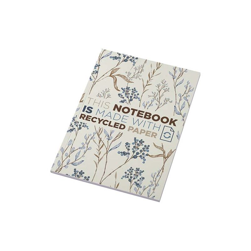 Bloco de notas A5 de capa mole reciclado - 50 folhas "Novella Austen"