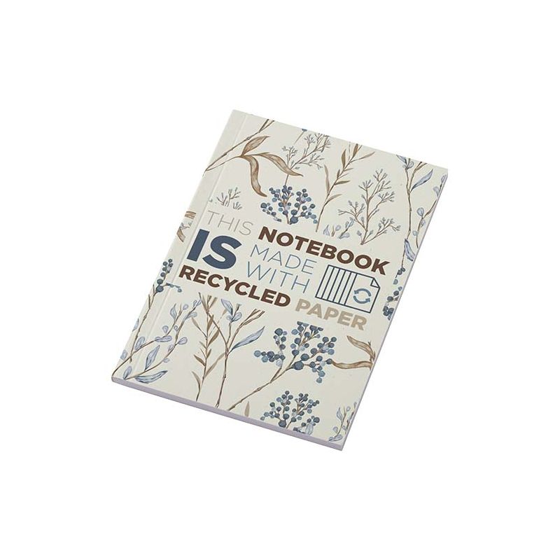 Bloco de notas A6 de capa mole reciclado - 50 folhas "Novella Austen"
