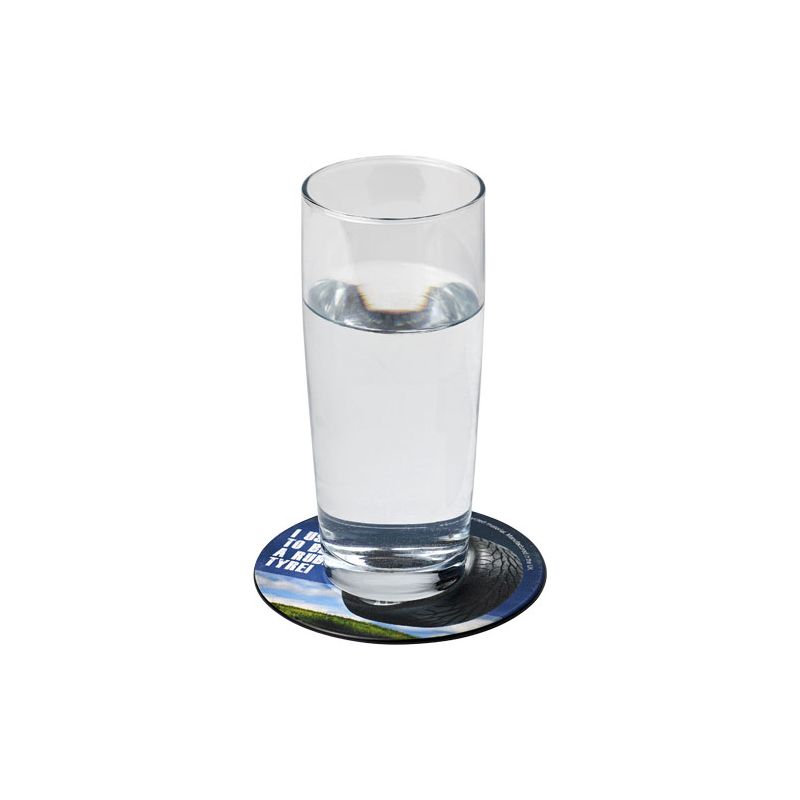 Base para copos redonda com material de pneus Brite-Mat®