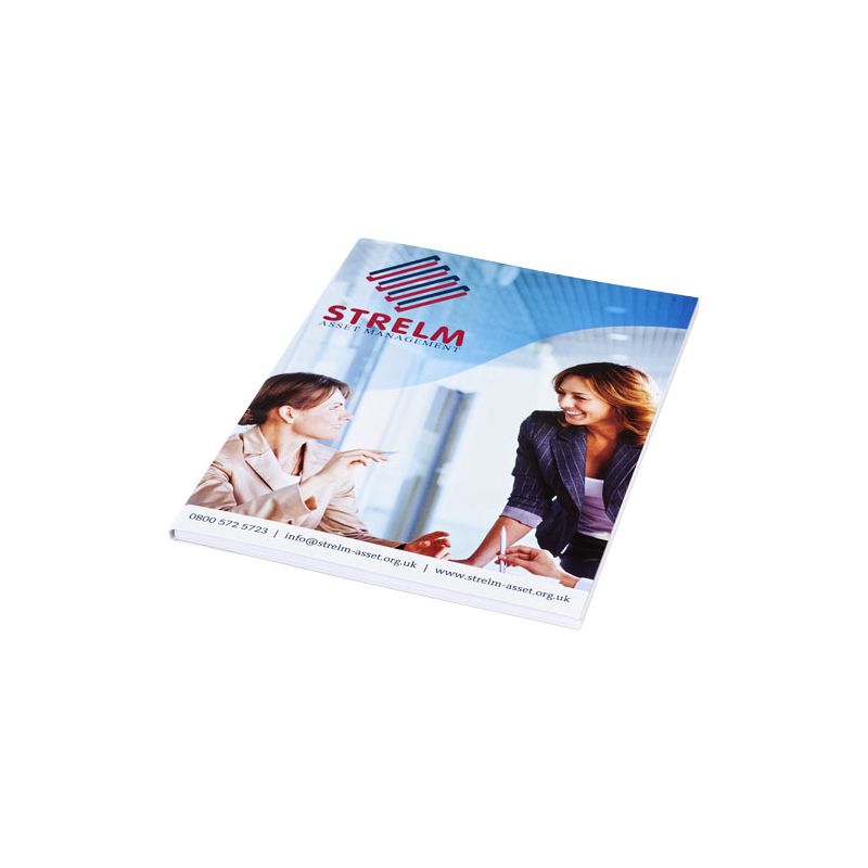 Bloco de notas A5 com capa laminada Desk-Mate®