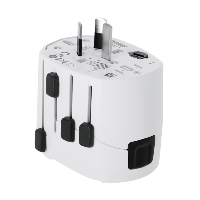 Adaptador de viaje universal Skross PRO 3-POLE
