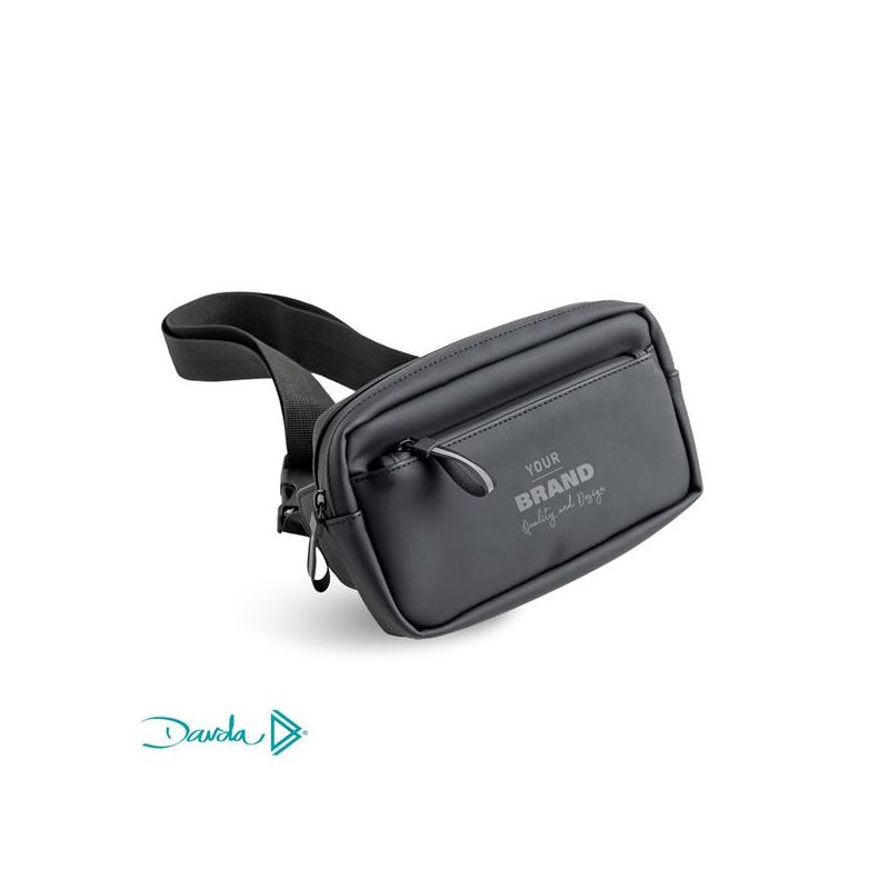 Hugging Bolsa de cintura /crossbody em PU