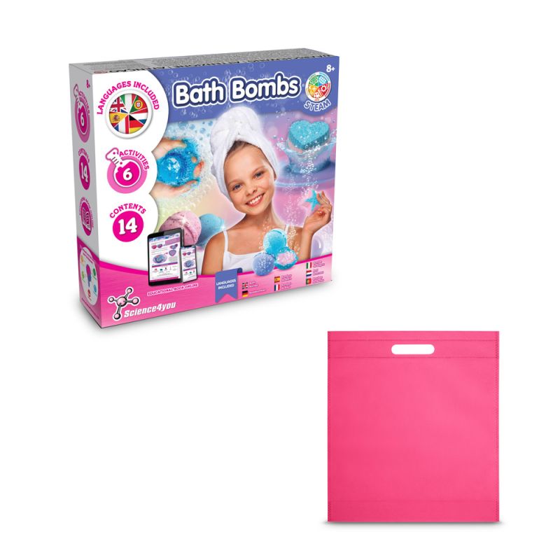 Kit de Bombas de Baño IV Juguete didáctico suministrado con bolsa de regalo de tejido no tejido (80 g/m²).