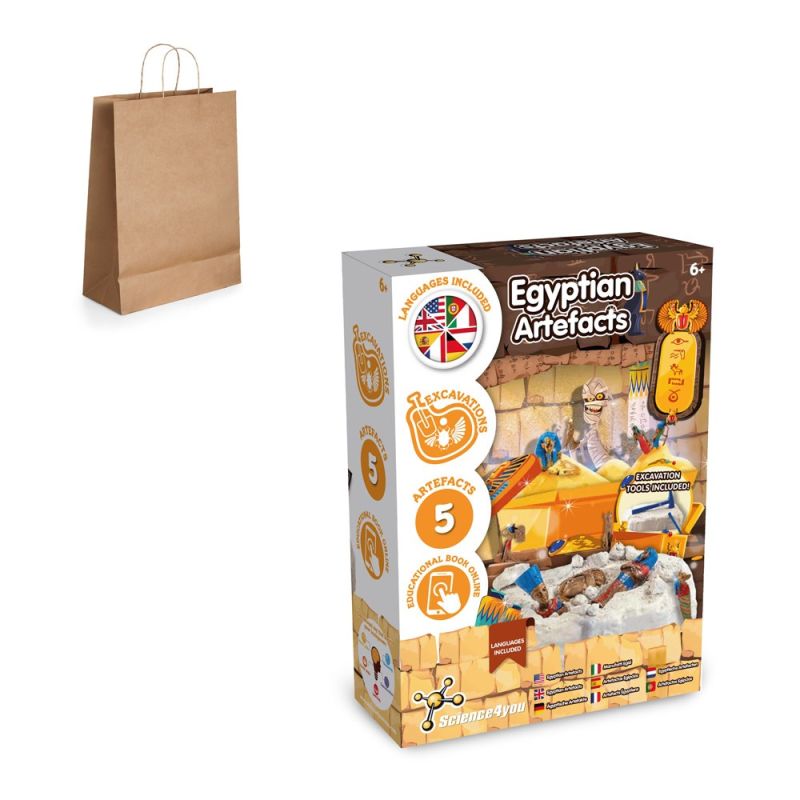 Kit de Excavación del Antiguo Egipto III Juego didáctico suministrado con bolsa de regalo de papel kraft (115 g/m²)
