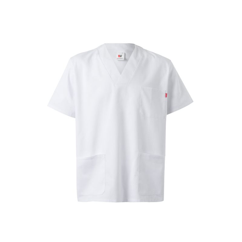 VL TLALOC Túnica de sarja (190g/m²) com manga curta, em poliéster (65%) e algodão (35%)