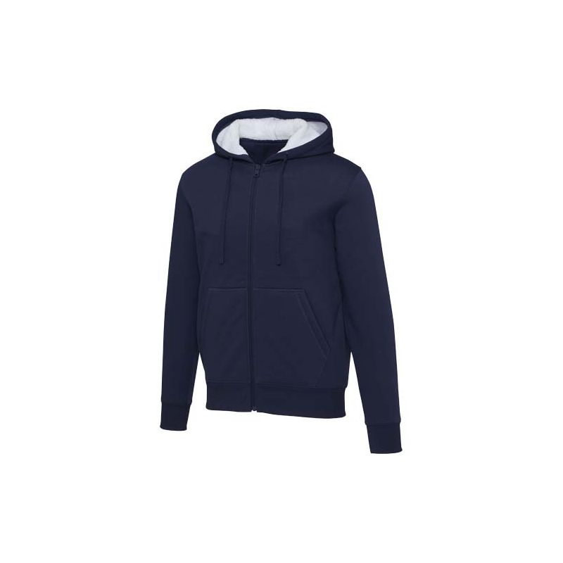 Camiseta sherpa con cremallera completa "Natron"