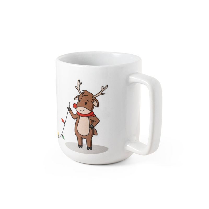 REINDEER Taza con estampado navideño 330 ml