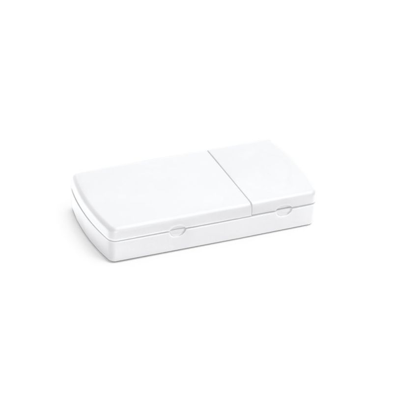 NERO Caja de pastillas con 2 compartimentos