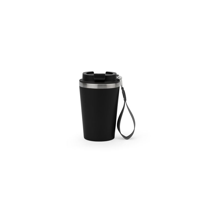 SPITZ Vaso de viaje de acero inoxidable (100% rSS) de doble pared y acabado mate 460 mL