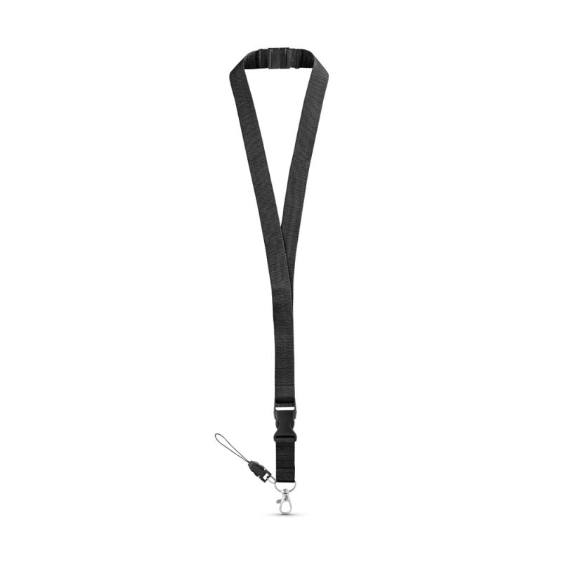 MURRAY Lanyard de poliéster con mosquetón de metal