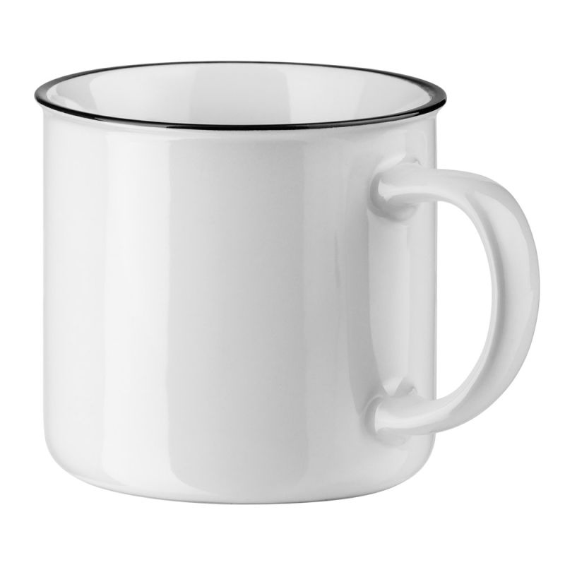 VERNON WHITE Taza de cerámica 340 ml