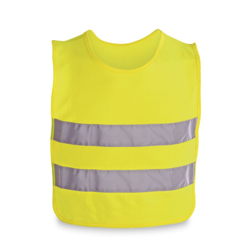 MIKE Chaleco reflectante para niños en poliéster (100%)