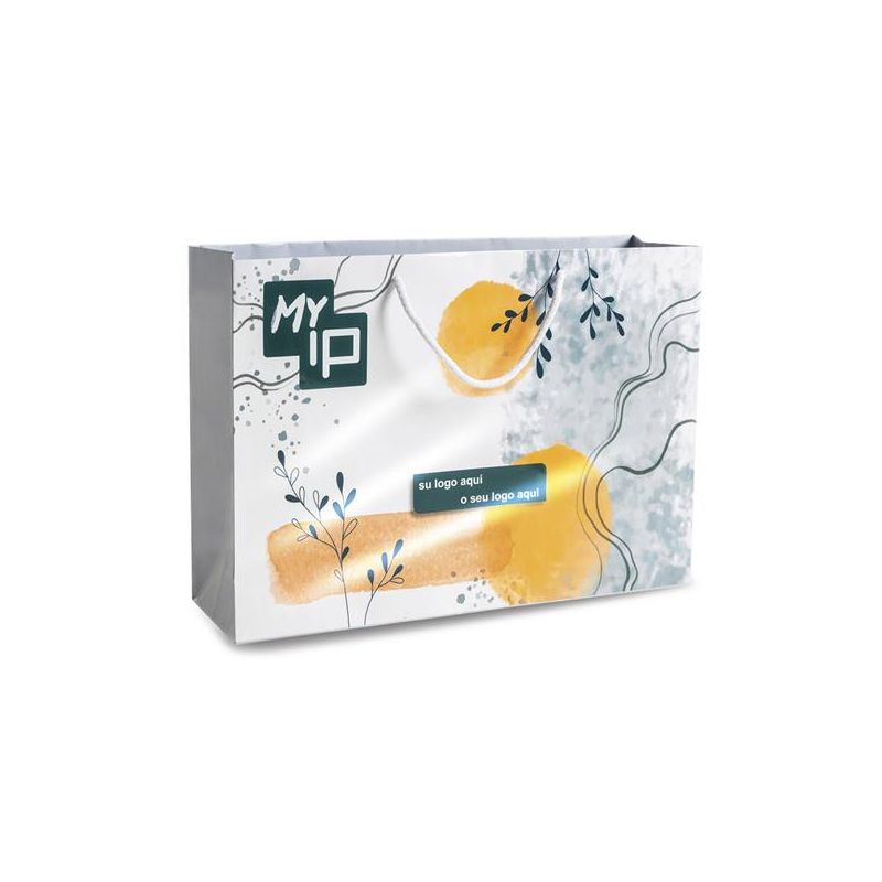 GrandBag Bolsa de Papel Grande, Horizontal, Brillante