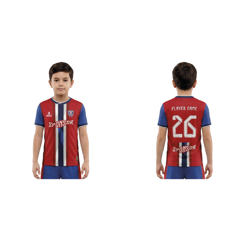 Camiseta Equipamiento Niño 100% Personalizado FUNCHAL, MICROPERFORADO