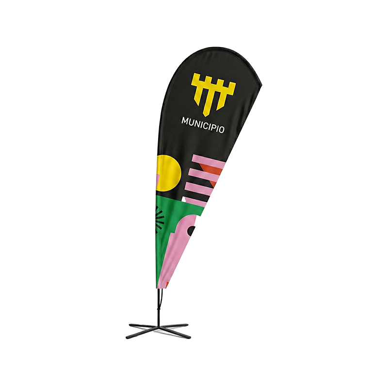 Bandera Drop 100% Personalizada, 3.5