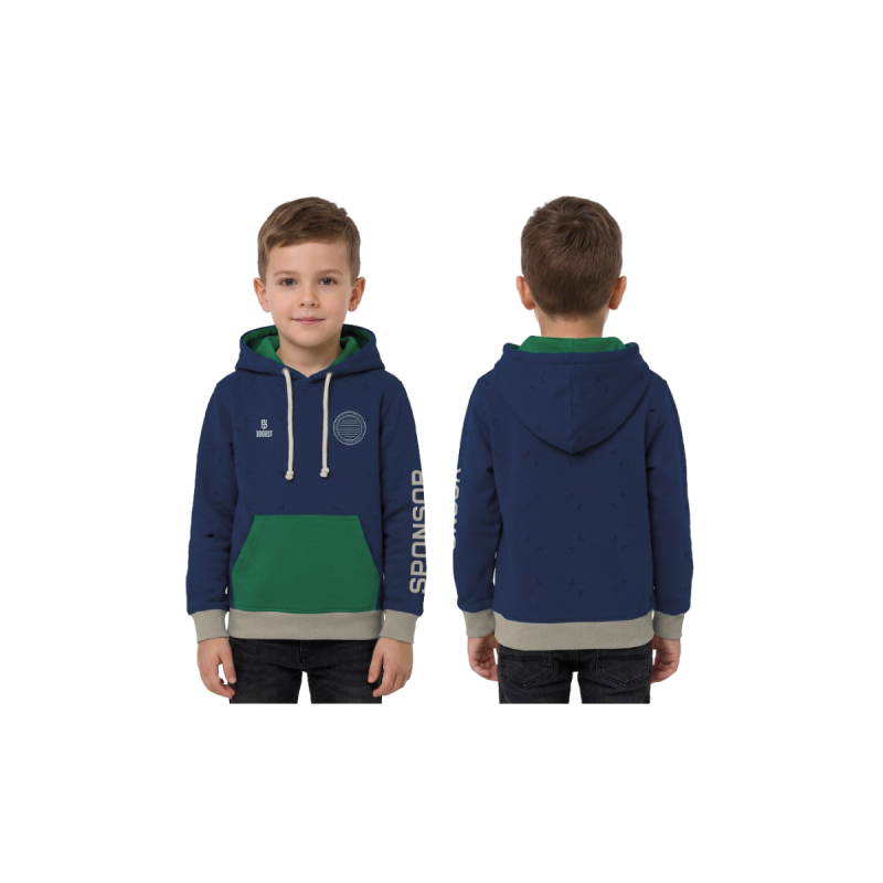 Sudadera Niño con Capucha 100% Personalizada ENDURANCE, INTERLOCK