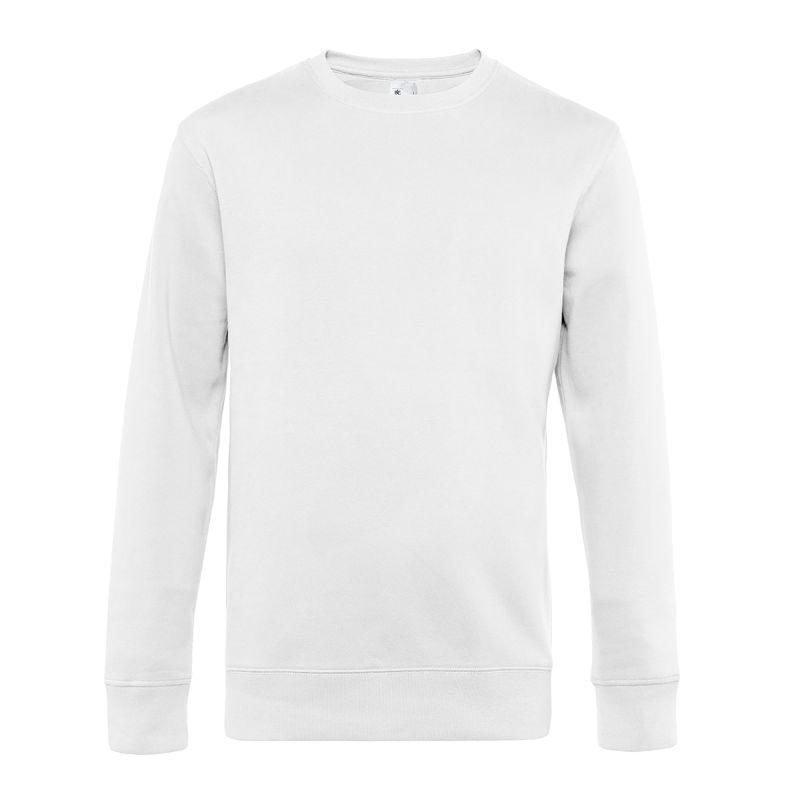 Sudadera King de cuello redondo B&C King Crew Neck 280g - 80% algodón (apoyando Better Cotton)/ 20% poliéster reciclado