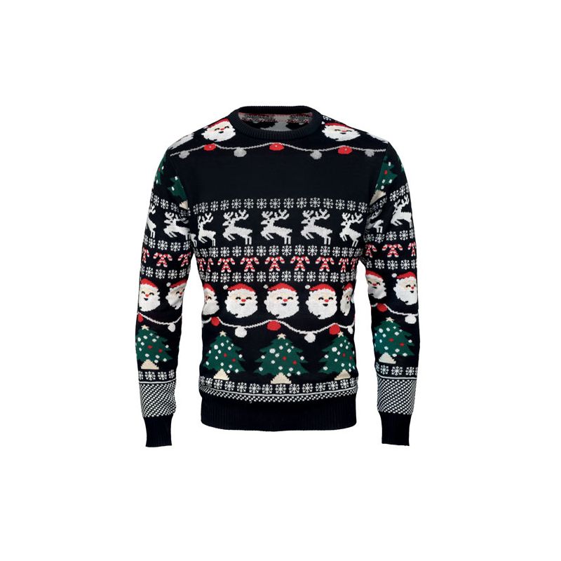 Camiseta navideña con luces LED S/M