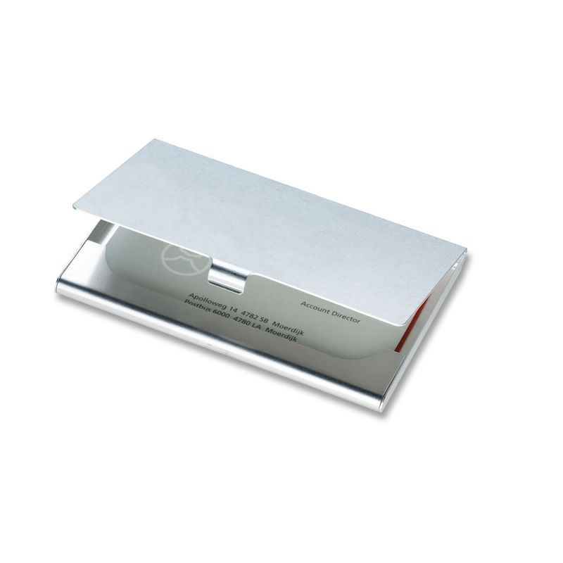 Portatarjetas de aluminio