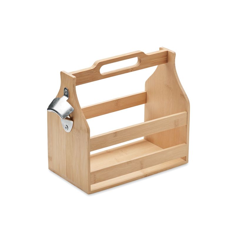 Caja para 6 cervezas de bambú