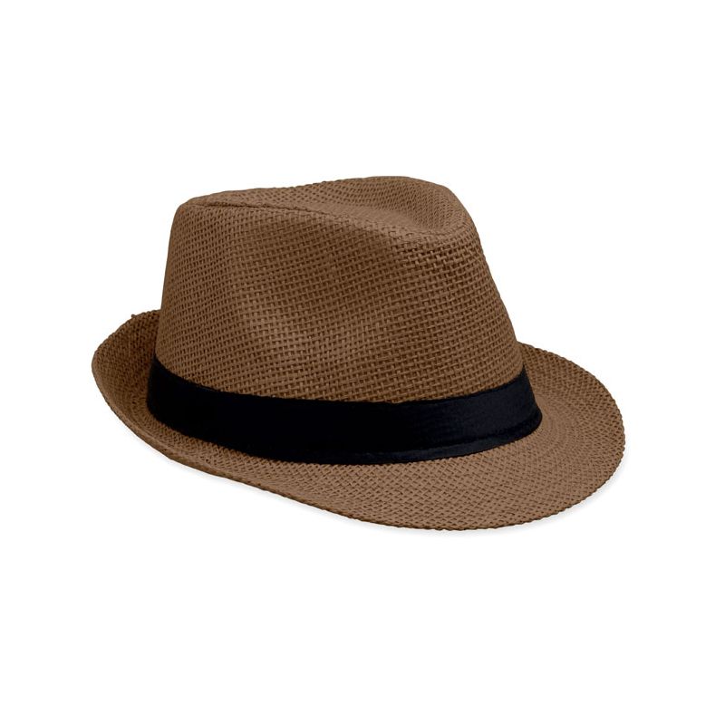 Sombrero de paja de papel