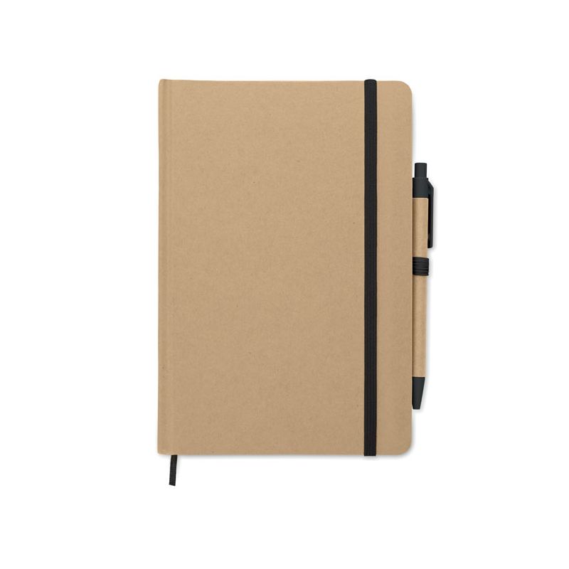 Caderno A5 em cartão reciclado