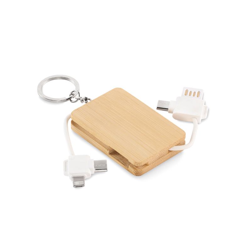 Cabo carregamento porta-chaves