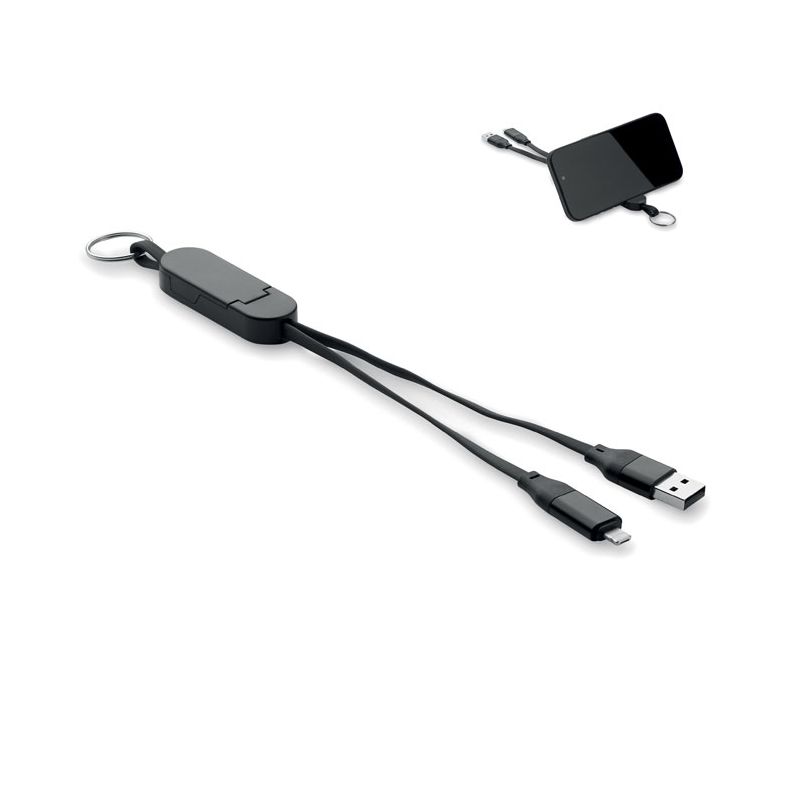 Conjunto de cabos com suporte