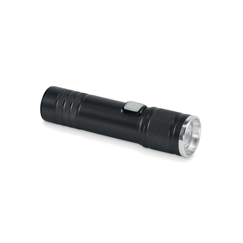 Linterna de luz COB recargable