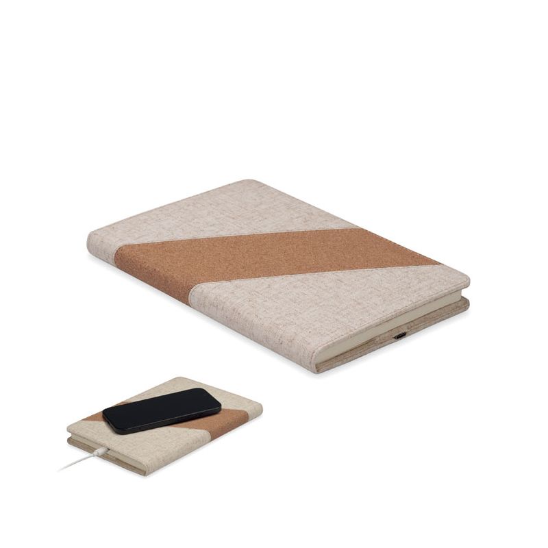 Cuaderno A5 con cargador de 15 W