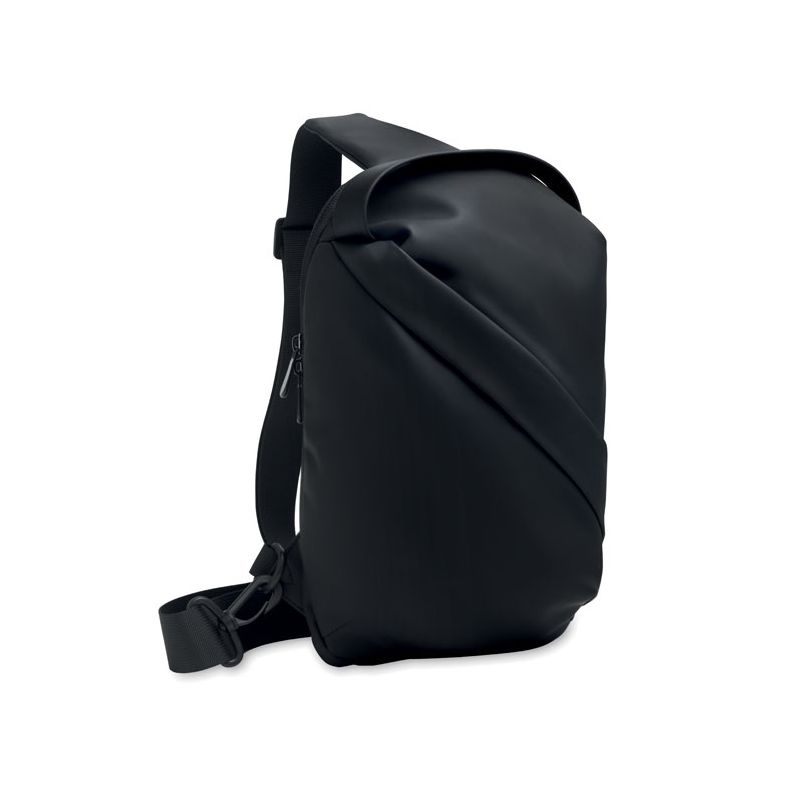 Bolsa cruzada ao peito em PU