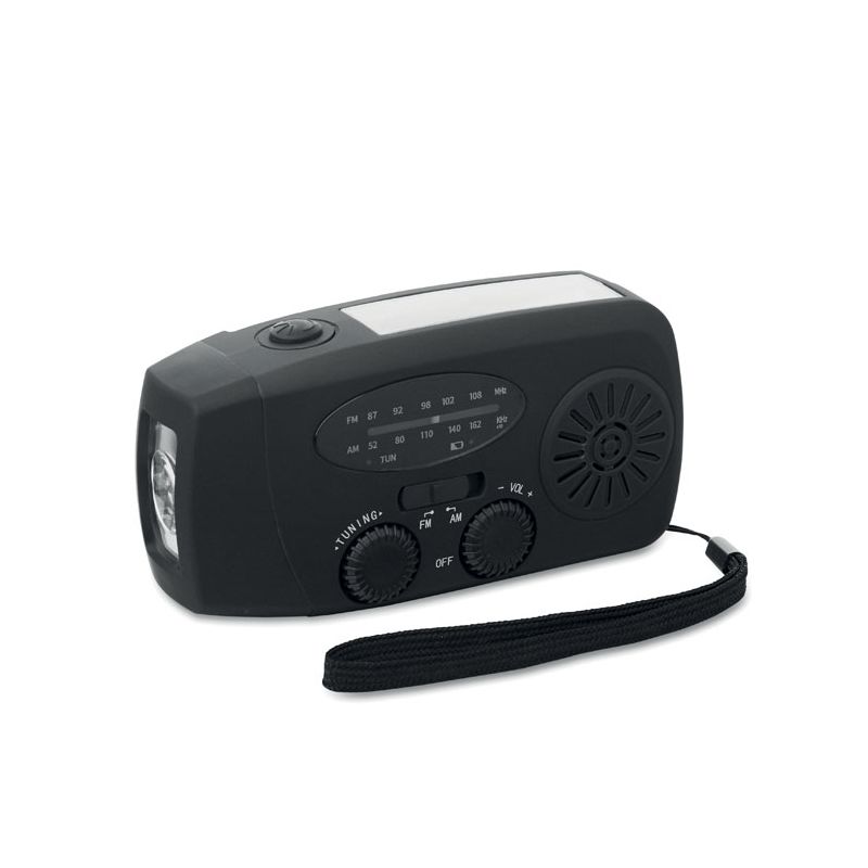Radio portátil linterna LED