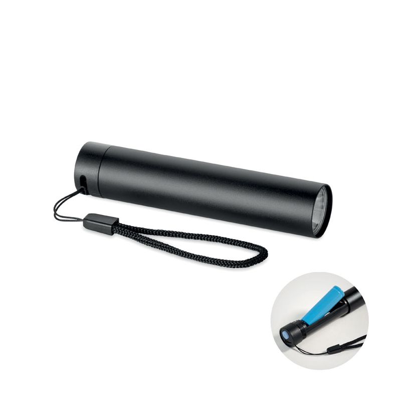 Linterna recargable de aluminio