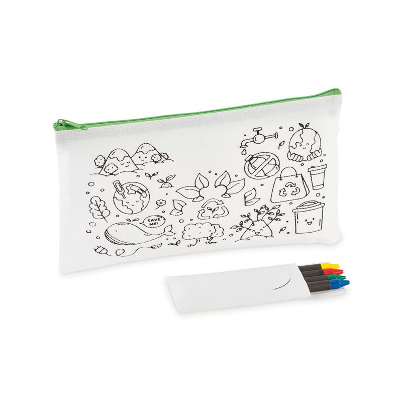 Estuche infantil con 4 lápices